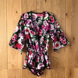 NWOT Betsey Johnson Romper Lingerie